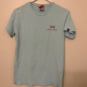 Simply Southern Sky Blue Short Sleeve Tee